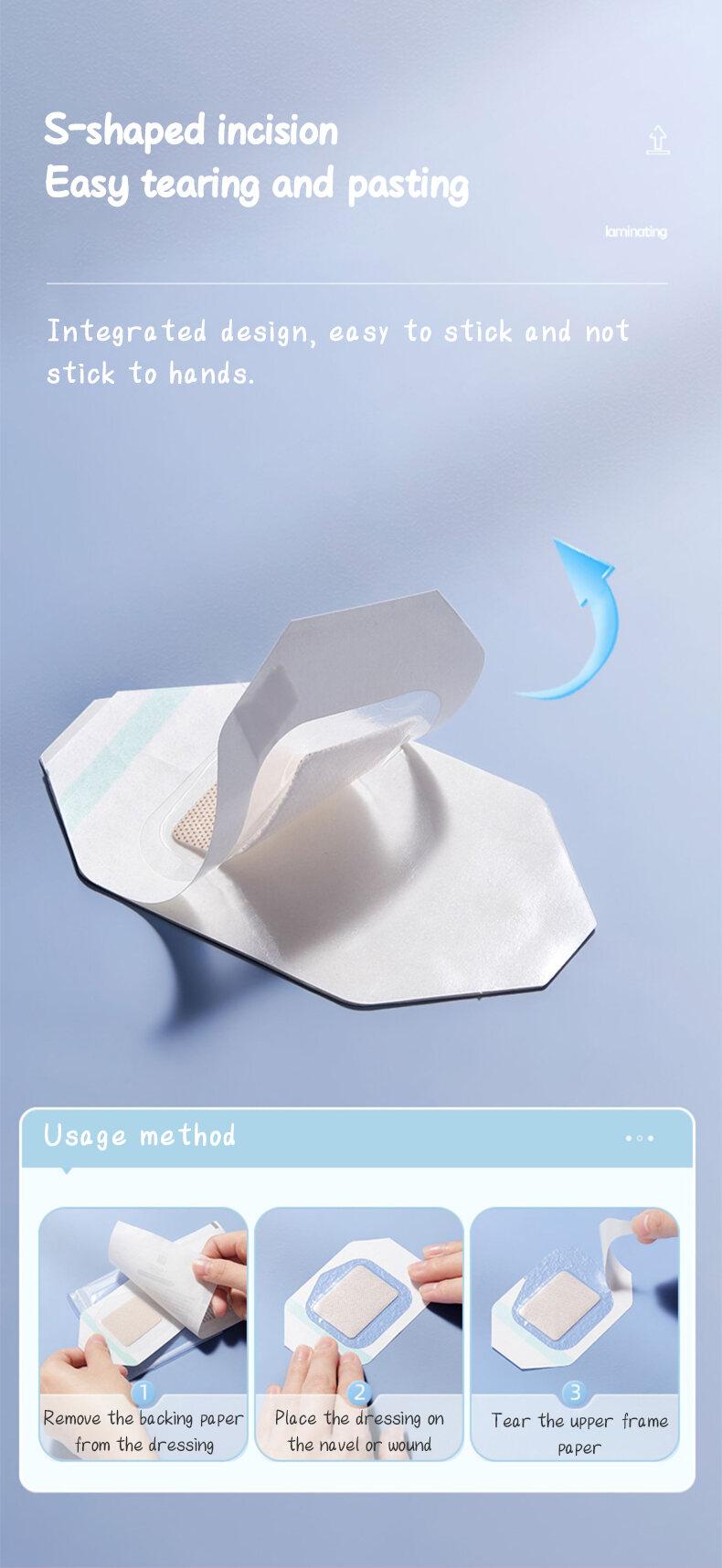 Product Introduction of Baby Navel Sticker for Sterile Dressing - Breathable & Waterproof Umbilica Cord Protection for Newborns Healthcare Aid 8