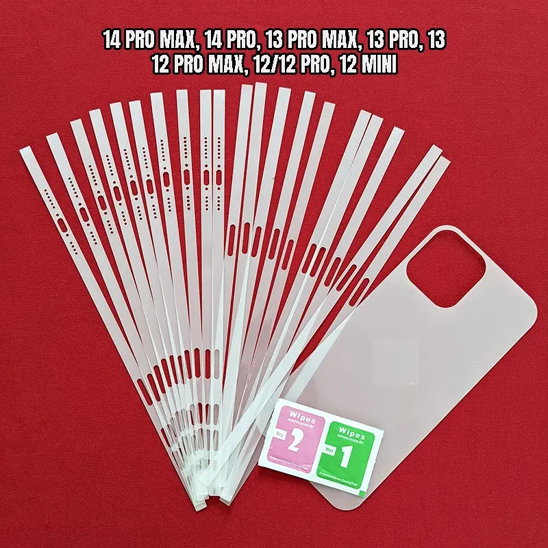Dán lưng dán viền cho Iphone 15promax 14 Pro Max 13 Pro Max, 13 Pro, 13, 12 Pro Max, 12 Pro, 14 Pro Max (PPF 4 lớp cao cấp)