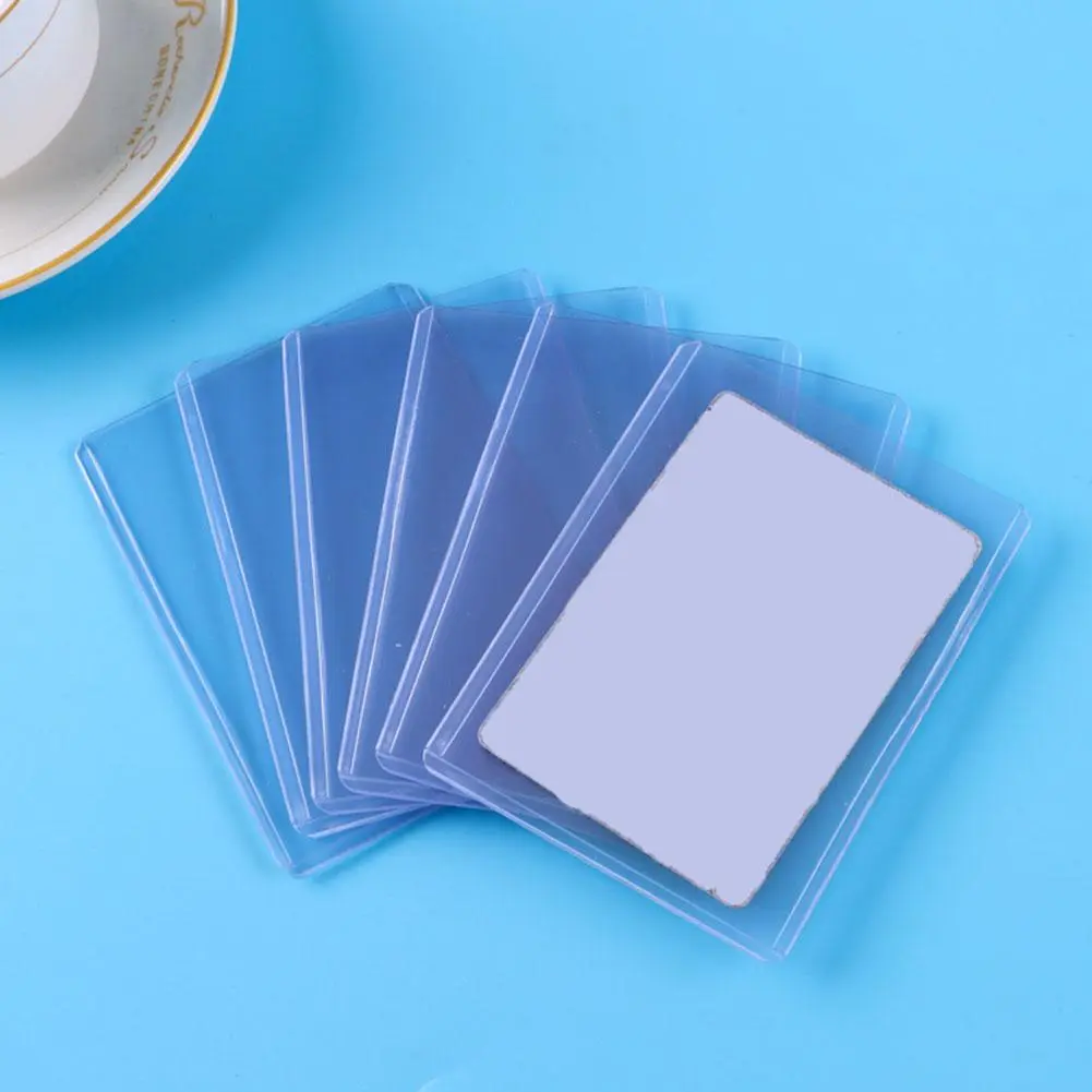 Bảo vệ thẻ PVC trong suốt, cao su cứng, 1 / 10pcs, Tay áo thẻ sưu tập, Bộ Ghép Hình bên trong trò chơi, D0M7
