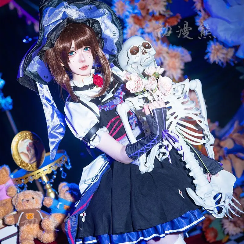 Quần Áo Ngày Identity V, Bộ Đồ Làm Vườn Hòa Nhạc Halloween Chính Thức, Cosplay, Trò Chơi Hai Chiều, Quần Áo C, Trọn Bộ