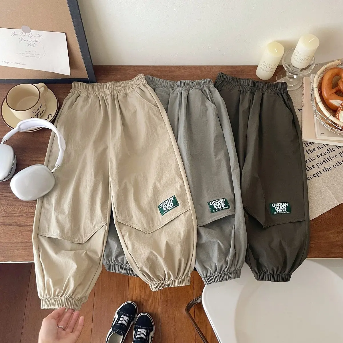 Quần Mùa Hè Cho Bé Trai, Phong Cách Mới Cho Trẻ Lớn Hơn, Quần Túi Hộp Thường Ngày Mỏng, Sành Điệu Và Rộng Rãi, Quần Chống Muỗi, Hợp Xu hướng, Năm 2025, 3701 Phản Hồi Tích Cực