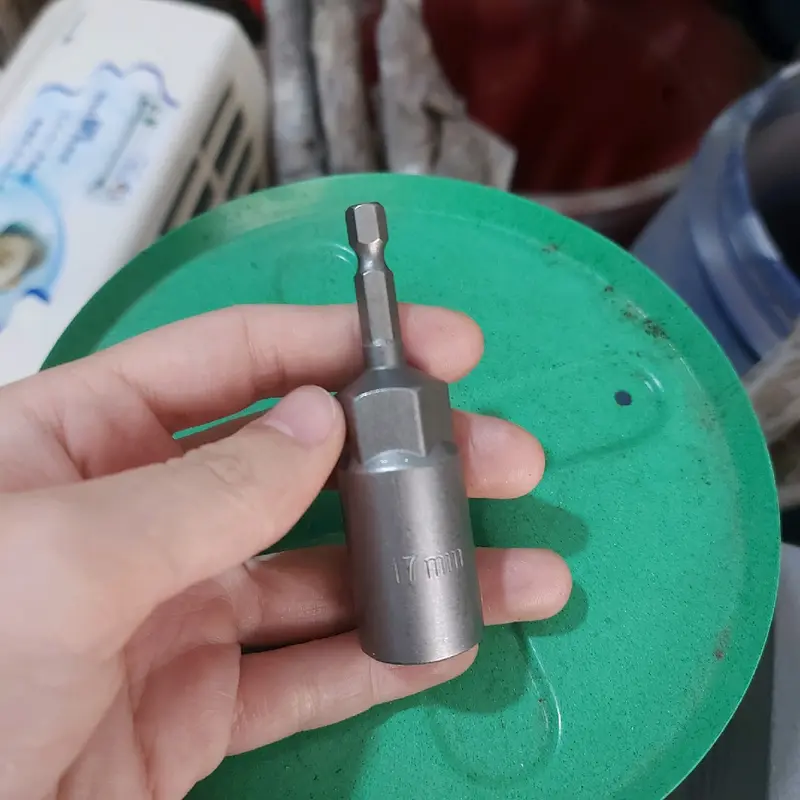 đầu chụp bulong 13-15-17-19mm dài 8cm gắn máy bắn vít 2
