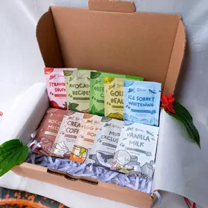 MASKER LEA GLORIA 10PCS FREE KUAS MASKER