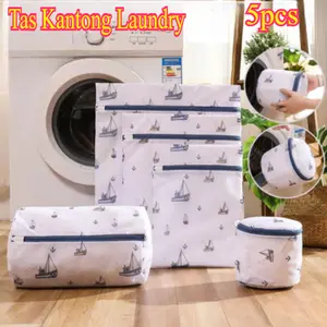 Tas Kantong Laundry /Kantong Jaring Pelindung /Jaring Resleting /Underware Celana Pakaian /Jaring Laundry Bag
