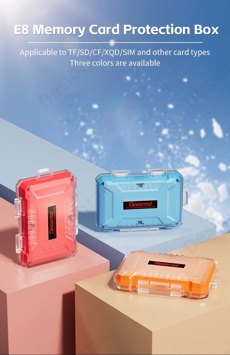 Product Introduction of Memory Card Case ABS SD Microsd Card Holder Waterproof Anti-Static Storage Box for 4 SD Cards & 12 TF/Micro SD Cards 6