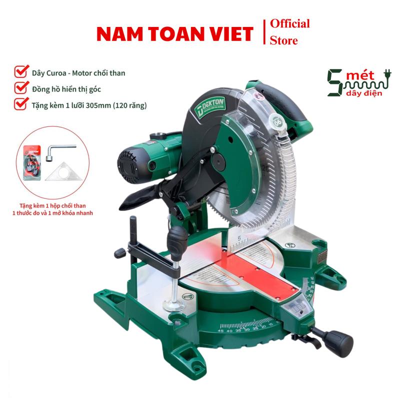 Máy cắt nhôm DEKTON DK-CN305CR tặng đĩa cắt 305mm