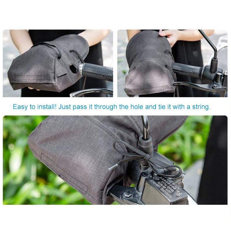 Product Introduction of Cycling Sun Protection Gloves Sunshade Waterproof Windproof Handlebar Cover 12