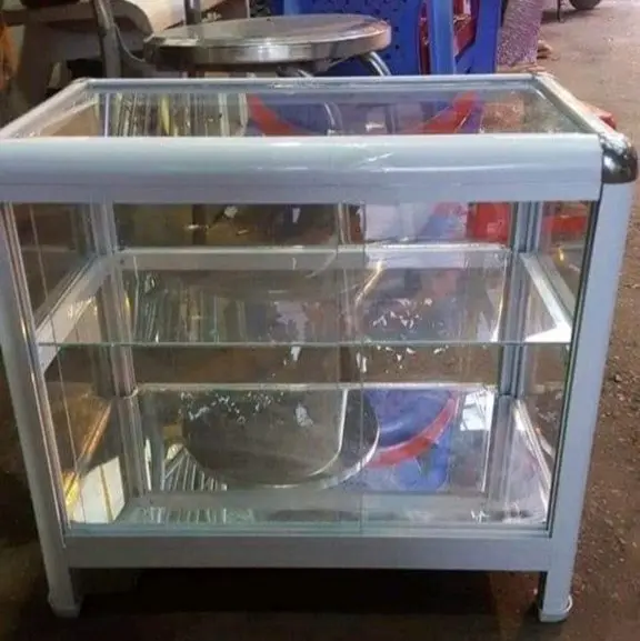 TPHCM TỦ KÍNH BÁN HÀNG NHỎ KT 40X50X35 CÓ CỬA LÙA