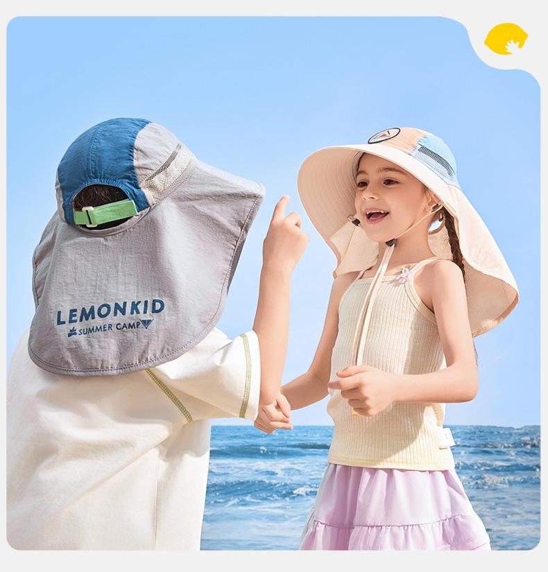 Product Introduction of Mũ Chống Nắng Sợi Chính Hãng, Lemon Baby, Dành Cho Bé Gái Và Bé Trai, Mũ Chống Nắng Đi Biển Mới, Thích Hợp Cho Trẻ Em 29