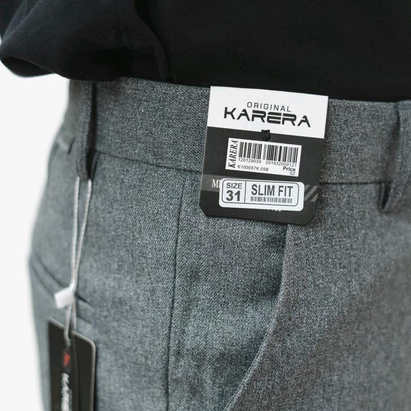 Karera Celana Formal Pria slimfit Original Panjang Kantor Abu Muda abu tua Hitam navy cream Kerja formal Kain 1