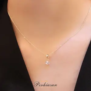 Kalung Nori Mata Satu 24K Perhiasan Wanita Mewah Kualitas Premium