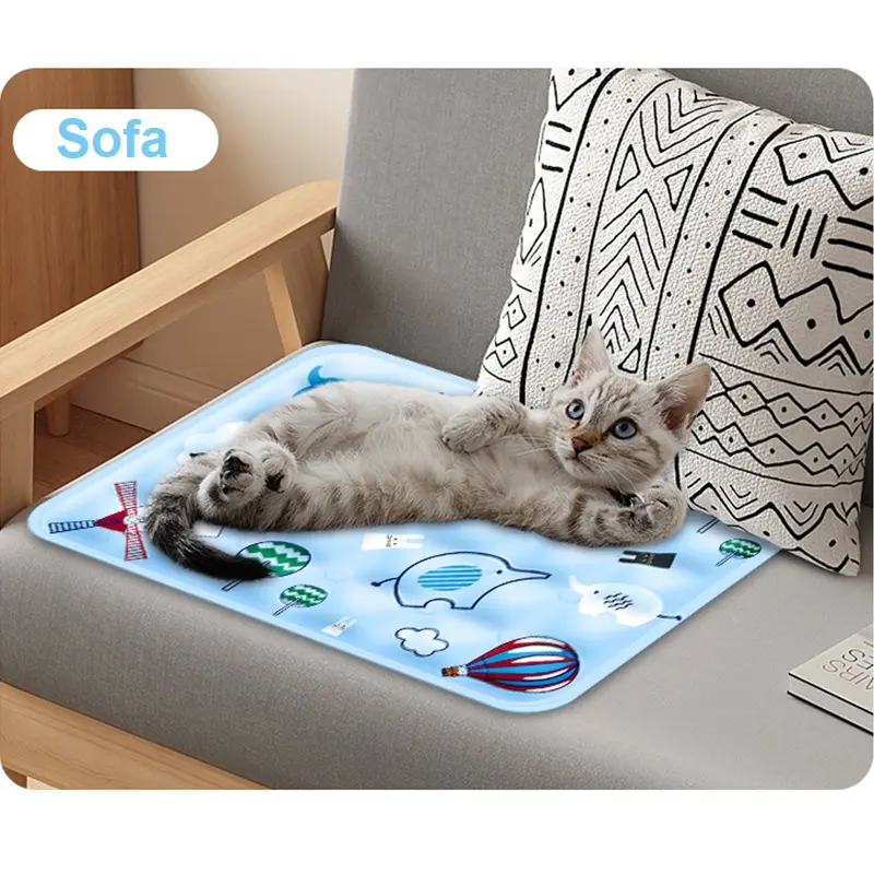Kasur Pendingin untuk Hewan Peliharaan Pendinginan Hewan Peliharaan Waterproof Bantal Cooling Gel 6
