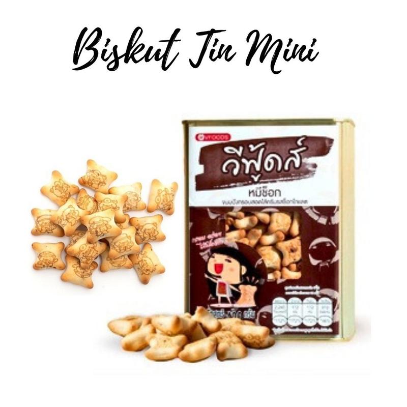 BISKUT TIN MINI PELBAGAI JENIS Stick Cookies Food Snacks 0