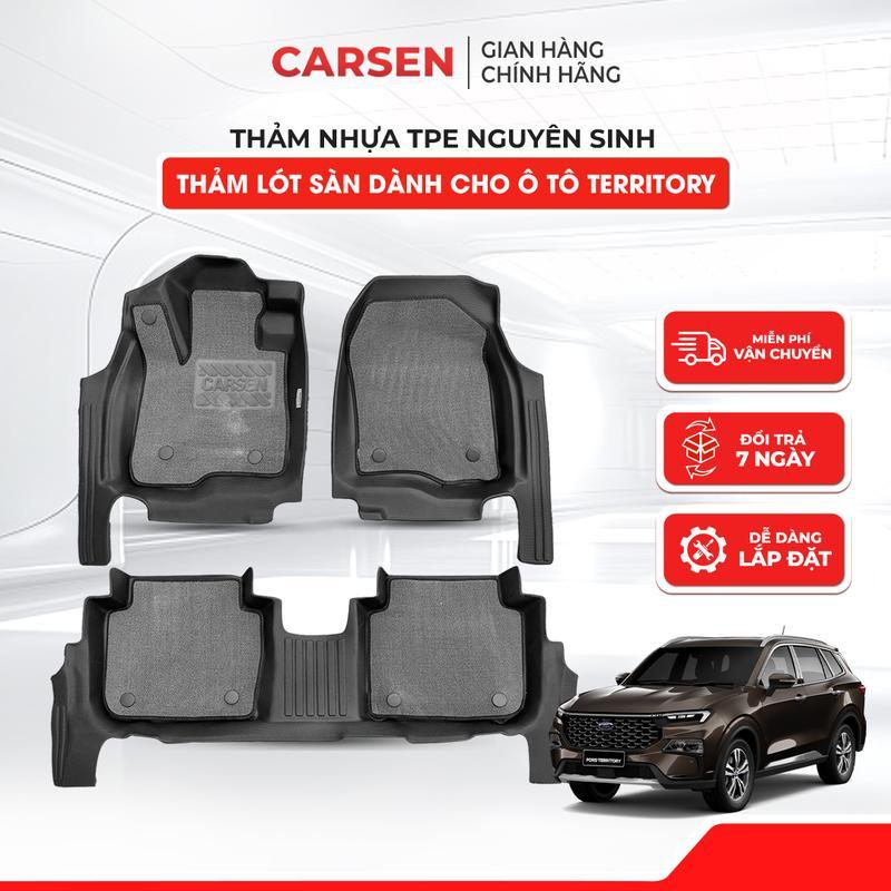   TRÀN VIỀN  Thảm Lót Sàn Dành Cho Xe FORD TERRITORY  2023 - 2026  nhựa TPE nguyên sinh - CARSEN VN 