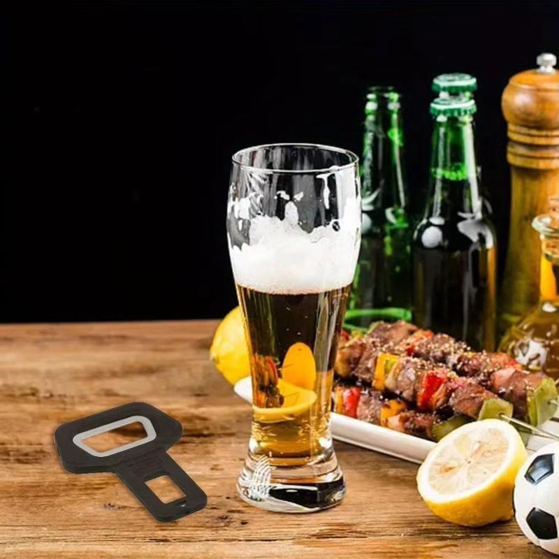 Multifunctional Vehicle-mounted Car Bottle Opener Anti Slip Interior Safety Warning Buckles Metal Beer Buckle Beverage Beer 5