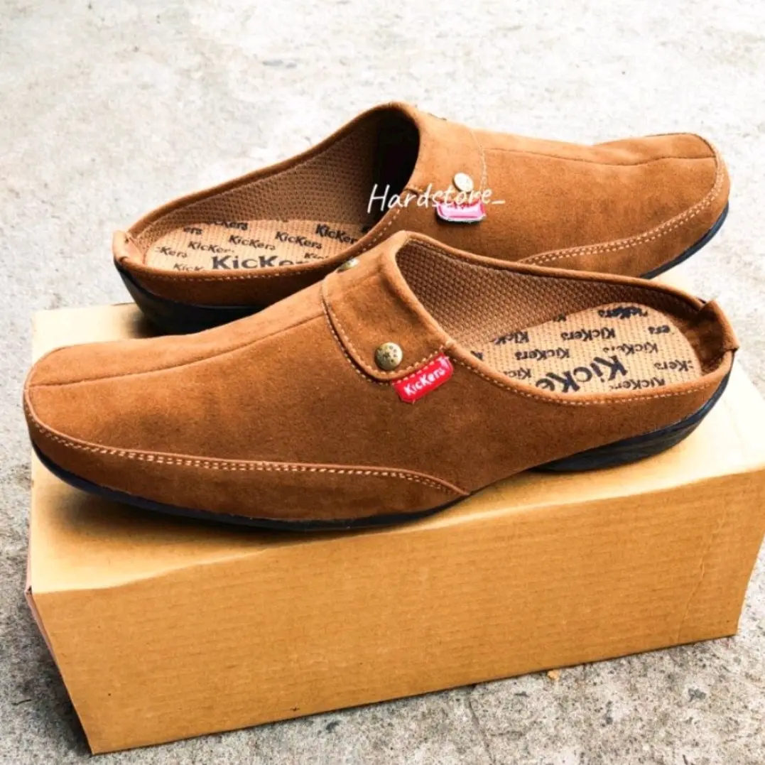 Sepatu Sandal Selop Slide Casual/Sendal Santai Pria Murah KKRS 43-39