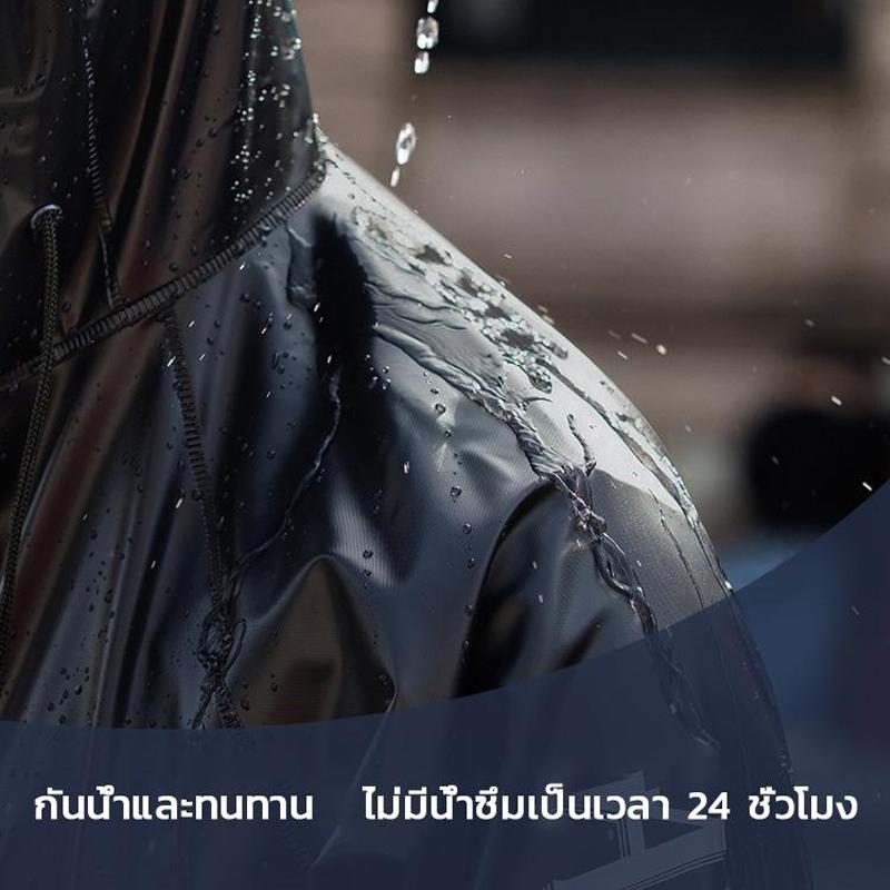 Product Introduction of AENXRD ชุดกันฝน กันน้ำเกรดพายุฝนเสื้อกันฝน เสื้อกันฝน มีแถบสะท้อนแสง เสื้อกันฝนแบบหนา แบบหนา ชุดกันฝนกางเกง Waterproof Rain Suit 22