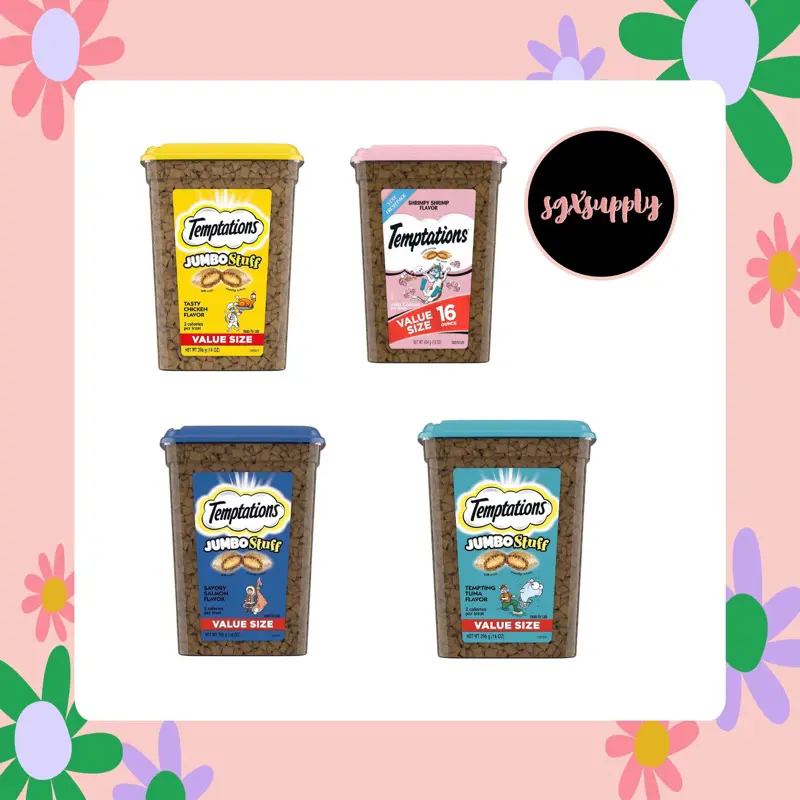 original Temptations Jumbo Stuff Crunchy And Soft Cat Treats