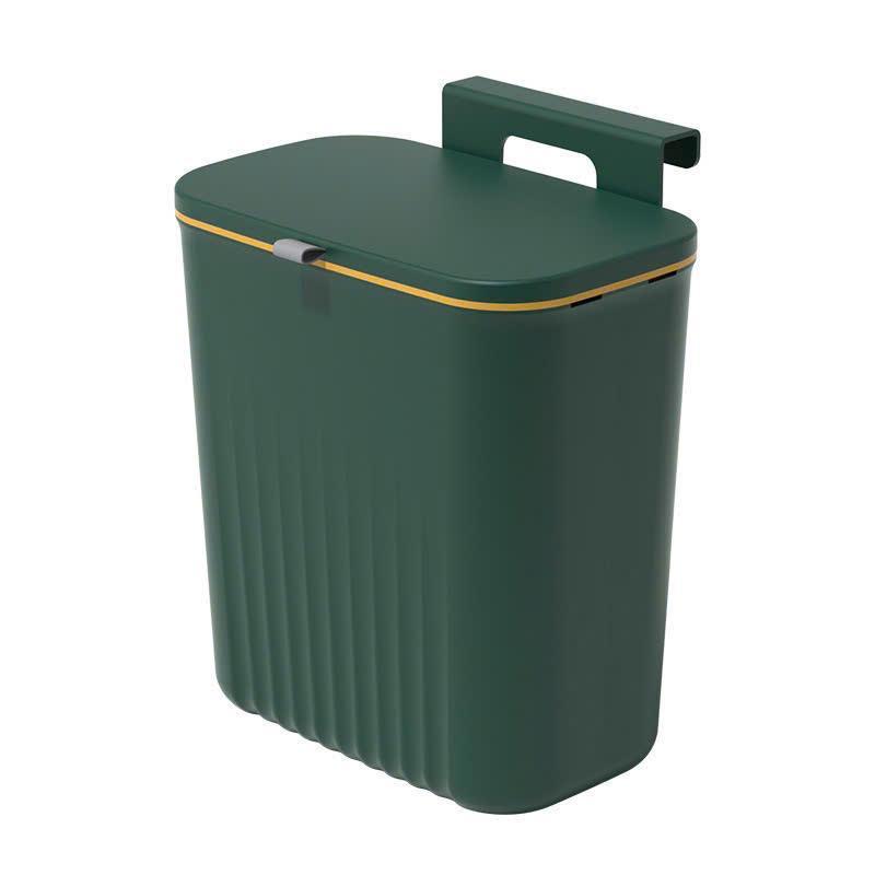 Thùng rác treo tủ bếp,treo tường đa năng - thùng 12L nhà tắm dán tường, có nắp đậy thông minh 8