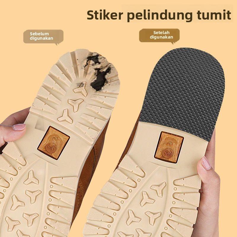 Produk online populer: Stiker sol tebal, anti selip, dan tahan aus; stiker pelindung tumit anti aus; stiker pita perekat tebal peredam suara dan peredam bising untuk tumit.