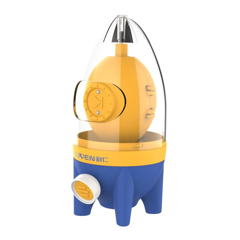 Egg Scrambler Shaker Hand Pull Type Manual Egg White Yolk Whisk Mixer with Pulling Rope
