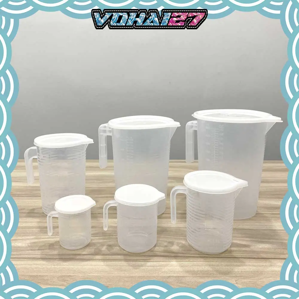 Ca đong Có Nắp chia vạch, ly đong chia vạch nhựa 250ml