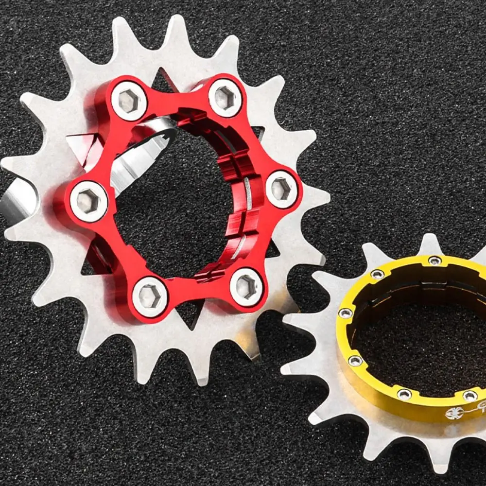 New Aluminum Alloy+Stainless Steel Single Speed Conversion Kit Black Red Lightweight MTB Freewheel Bike Sprocket 12T 13T 14T Bicycle Freewheel