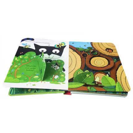 Product Introduction of Wholesale 42 Titles Usborne Peep Inside Kids Toddler Books Baby Toy Book Coral Helicopter Space/Fairy Tales/Garden 45