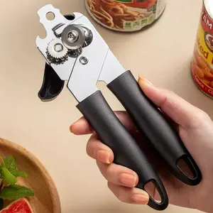 Pembuka Kaleng Multifungsi Manual Alat Pembuka Botol Dapur Pembuka Kaleng 3-in-1 yang Kuat