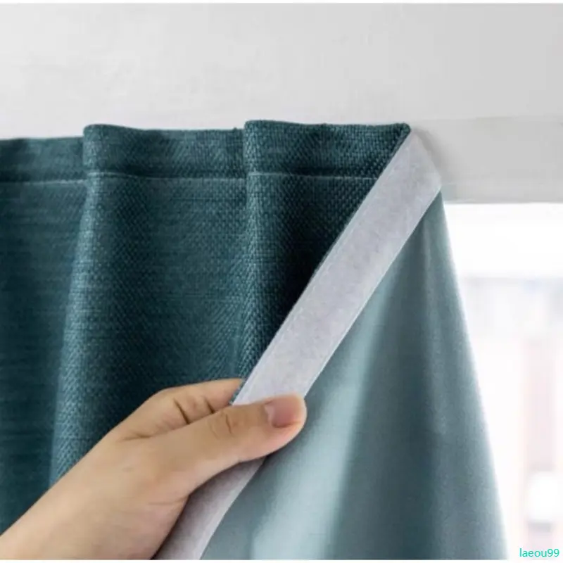laeou99 1 mét đai dính làm rèm dán tường, băng dính đai VECRLO