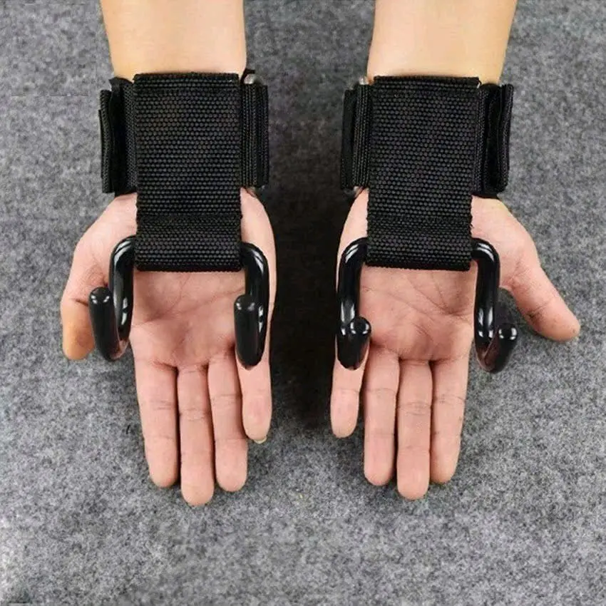 dây cuốn cổ tay có móc,hỗ trợ kéo xà nâng tạ,tập lưng