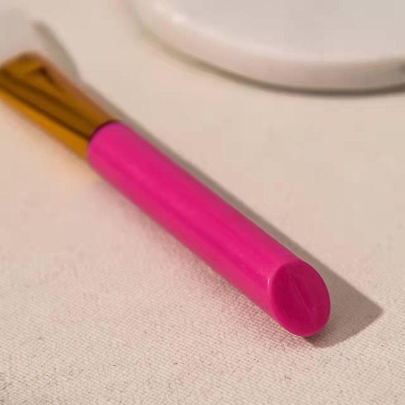 Silicone Durable Facial Cleansing Brush Scrubber, Cosmetic Makeup Brush, Facial Pore Cleaner Brush for Daily Skincare, Facial Mask Scraper 4