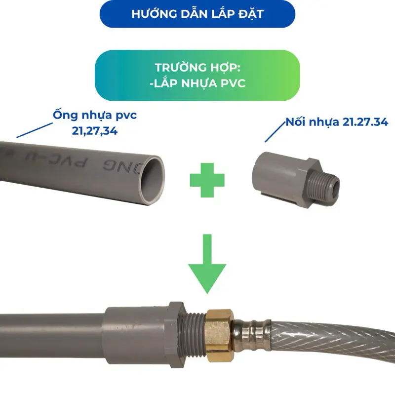 Bộ dây màu xanh 5M nhựa dẻo ,rửa xe. tưới cây(phi 14mm) béc đồng thau tăng áp+ đầu nước vô con táng bằng đồng ren trong 21mm voi tuoi 3
