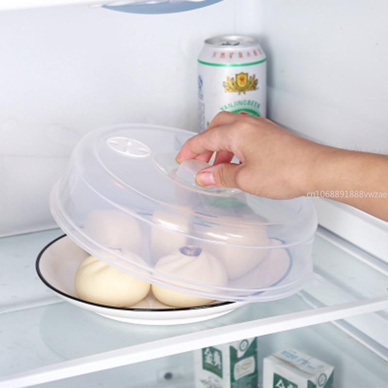 Microwave Oven Heating Oil Spillproof Fresh-keeping Cover Refrigerator Fresh-keeping Transparent Plastic Bowl Seal Cover 0