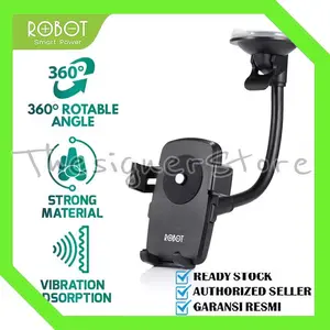 Car Holder ROBOT RT-CH06 / RT-CH06S Aluminium Tube Car Stent Holder Silicone Sucker