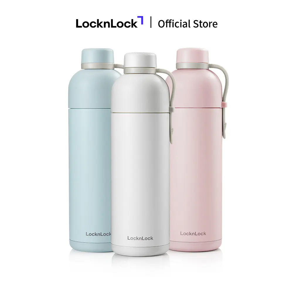 Bình giữ nhiệt LocknLock Belt Bottle 490ml - LHC4267 (3 màu)