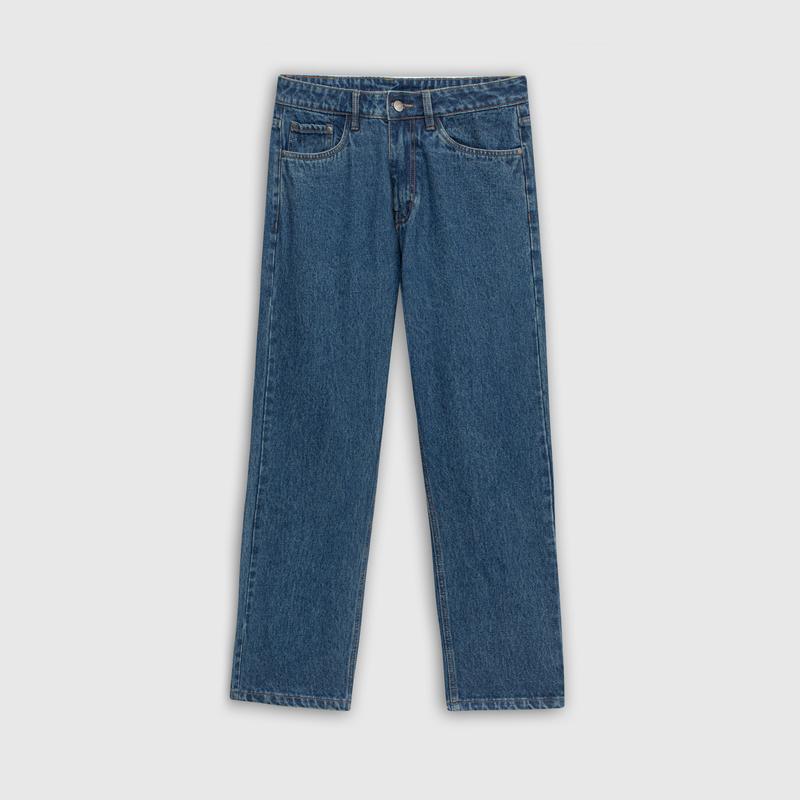 Quần Jean nam ROWAY Denim cotton, RELAXED FIT | Xanh Đậm