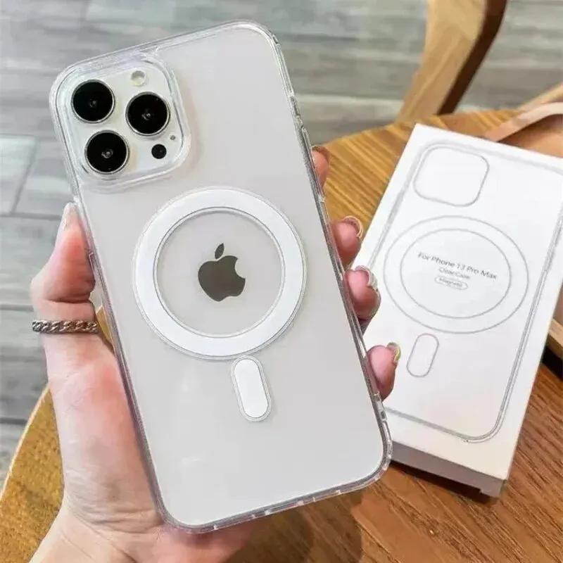 Product Introduction of Ốp Trong Suốt Từ Tính, Chính Thức, Dành Cho iPhone 16, 15, 14, 13, 11, 12, Pro Max, Plus, Sạc Không Dây, Chất Liệu Acrylic, Có Hộp, Ốp lưng  titan ốp  lưng op  lung op  lung miếng  dán ốp  lưng  dep ốp  lop ear ốp  lưng Phụ Kiện Cao Su 7