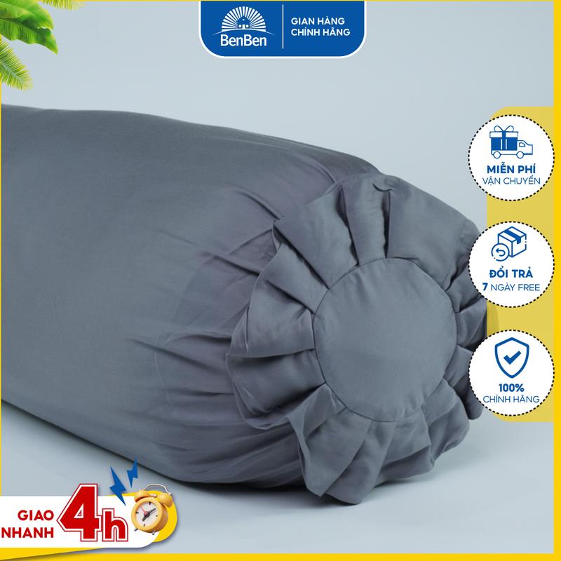 Vỏ gối ôm kéo khóa thun lạnh hàn quốc mịn mát, áo gối ôm dây kéo vừa ruột ôm 35x100 benbenshop áo gối ôm dây kéo