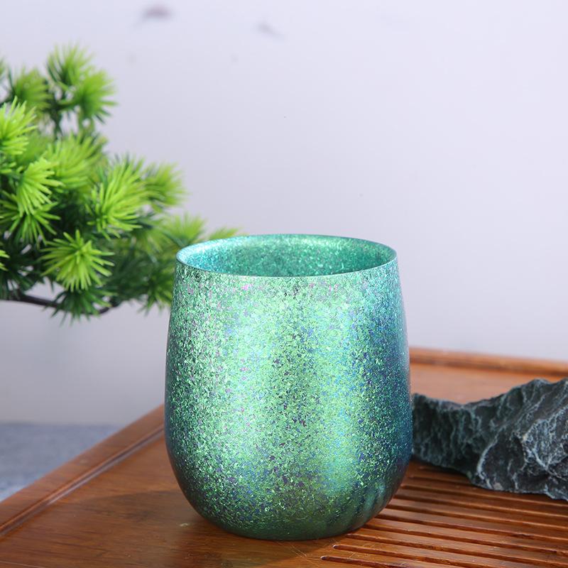 Product Introduction of New Titanium Bottle Double Layer Egg Shell Cup Big Belly Egg Cup Household Heat Insulation Light Luxury Beer Steins U-Cup Bra Pure Titanium Water Cup Tumbler Mug Reusable 5