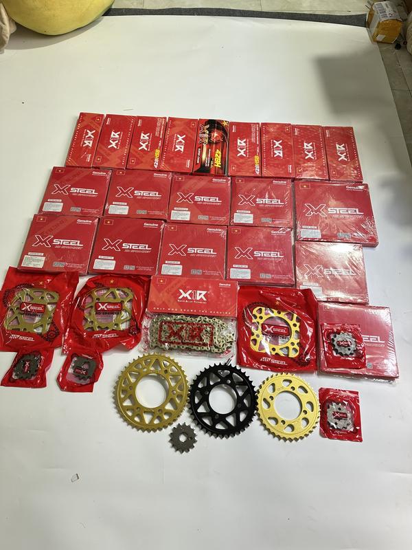 Phụ kiện xe máy: Nhông Sên Dĩa X1R cho Exciter 135/150, Winer, Raider Satria, Sonic, Wave Dream