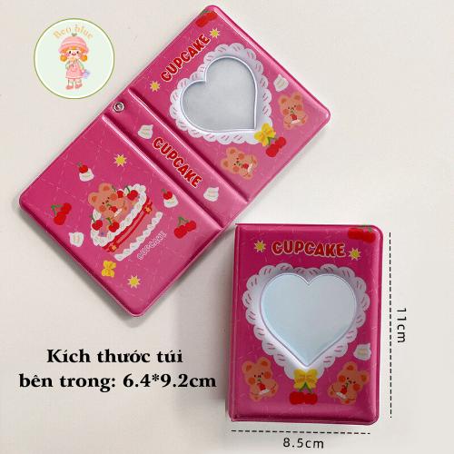 Collect Book 3inch Album ảnh mini lưu trữ lomo card phong cách Hàn Quốc Beo Blue Decor album  đựng