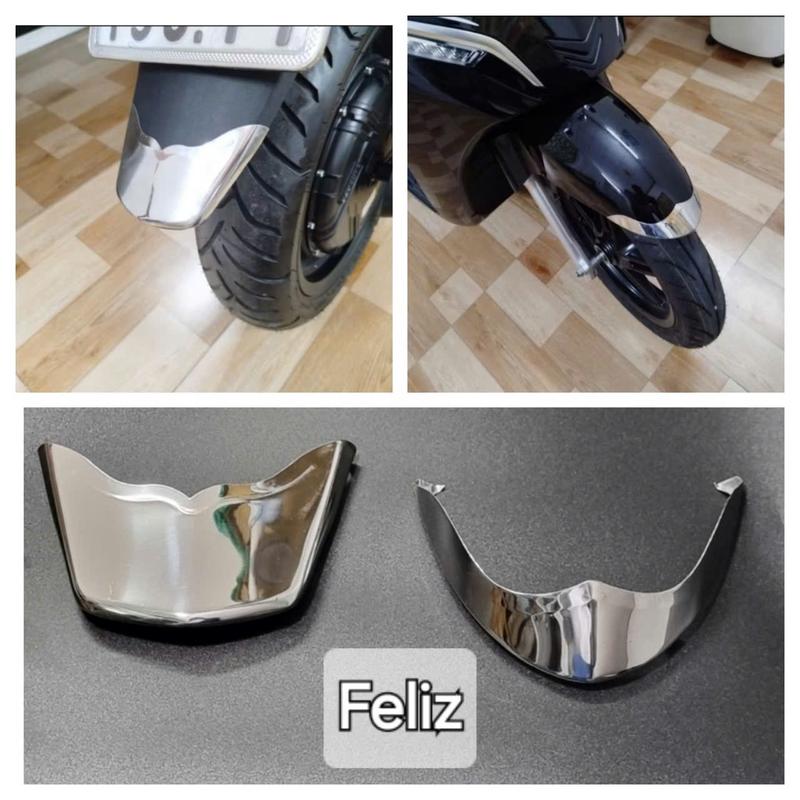 Bộ ốp mỏ dè inox lắp cho xe máy điện Vinfast #xemaydien #xedien