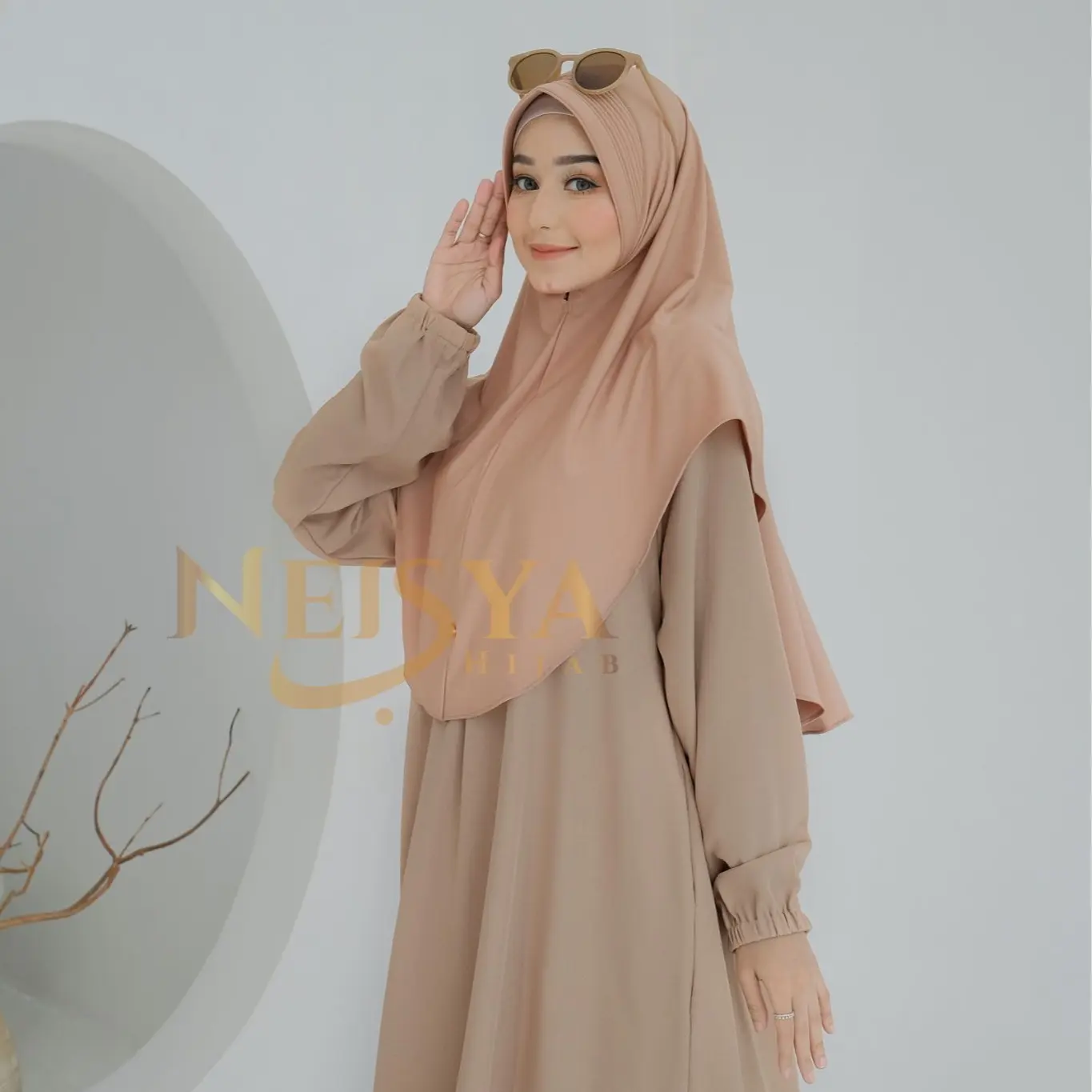 Neisya Dress Basic Shakila Cantik Muslimah