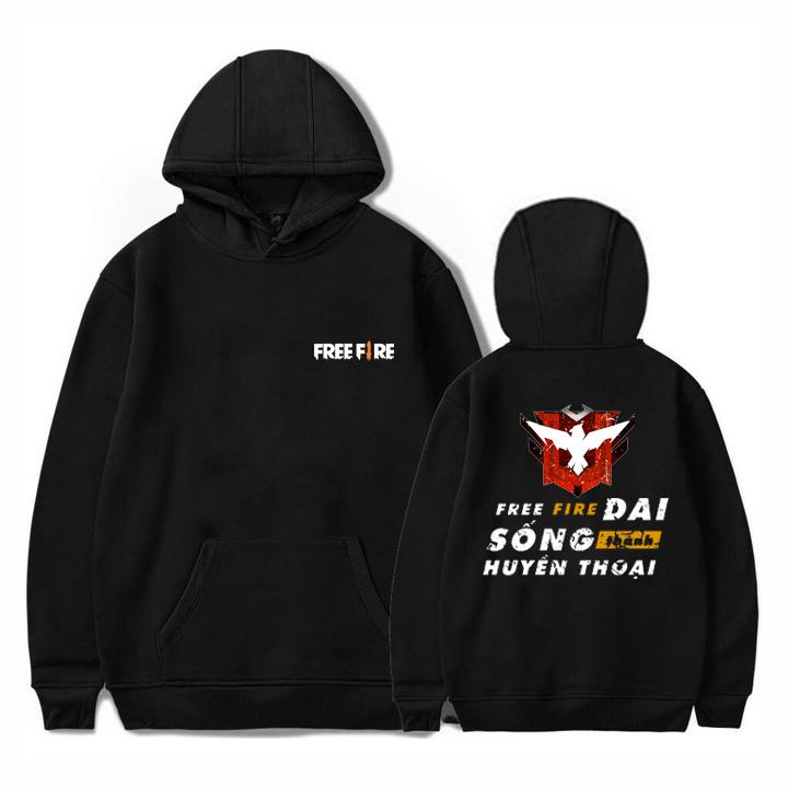 áo hoodie freefire, áo game free fire, áo garena loại đẹp ( Đặt từ 2 Sản Phẩm Đc tặng Mũ ) 1