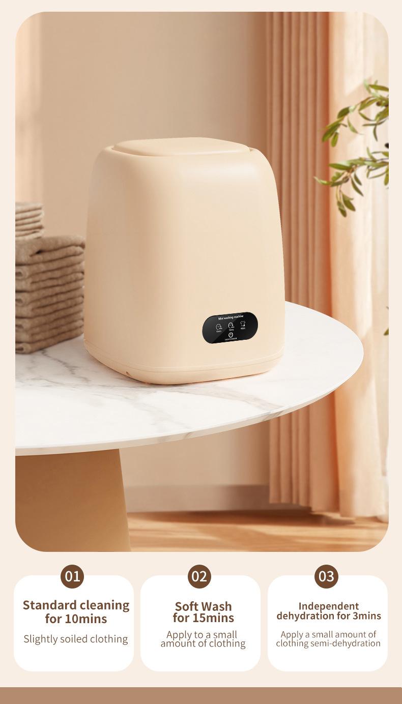 Product Introduction of Baby Mini Washing Machine Ultra-Clean Washing Machine Small Pulsator for Rental Home Large Capacity Wash and Dry Combo 13