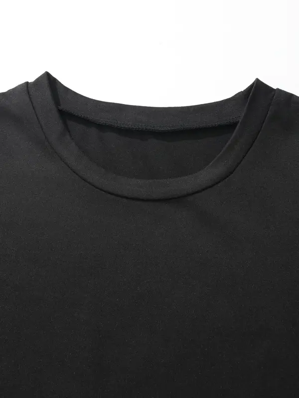 Women's Raccoon & Moon & Letter Print Round Neck Graphic Tee, Vintage Trendy Casual Short Sleeve T-shirt for Daily Wear, Ladies Summer Outfit 2