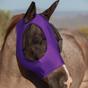 Máscara para moscas de caballo, Máscara de malla transpirable para caballo, Máscara para caballo a prueba de insectos y anti-moscas, Accesorios para caballos para montar al aire libre