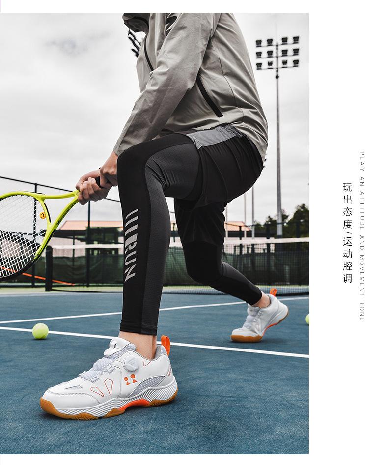 Product Introduction of In Stock Professional Badminton Shoes Non-Slip Tennis Shoes Volleyball Shoes Sneaker Table Tennis Ball Shoes Competitive Table Tennis Ball Shoes Badminton Shoes Tennis Shoes Lightweight Sneaker Men and Women Breathable Rotating Button Retail 10