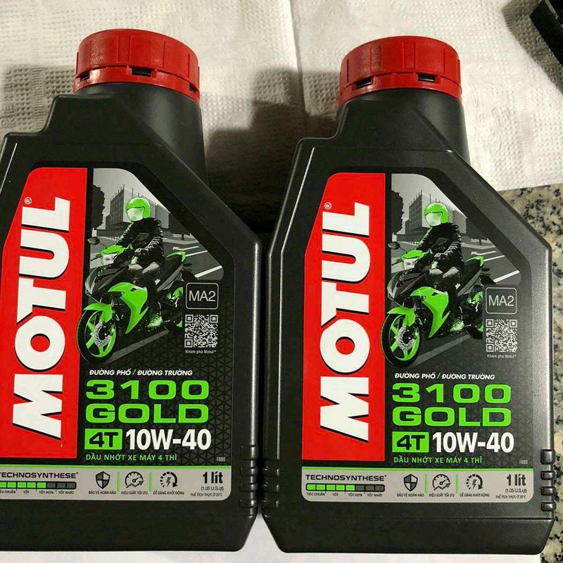 combo 2 chai Dầu nhớt 1 lít MOTUL 3100 GOLD 10W 40 (1 lít) giá sỉ